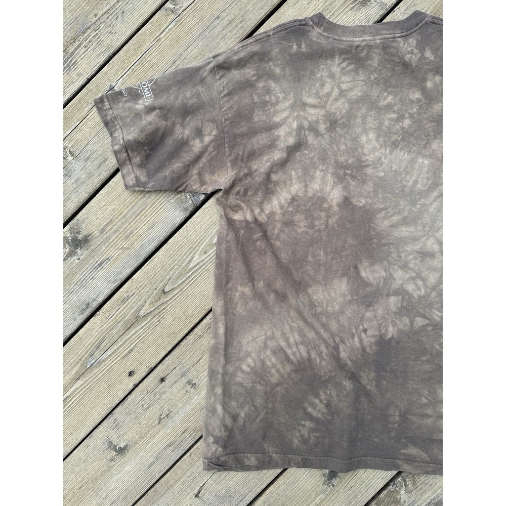 Vintage The Mountain Wolf Native American Tie Dye T Shirt Brown Graphic Mens L - Picture 7 of 10